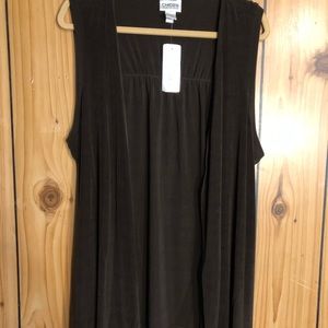 Brown Chico’s vest size 3
